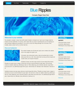 blue ripples